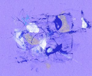 Ausdrucksstarkes lila Abstrakt von Santhosh ch