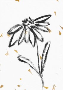Blume mit Fallenden Blütenblättern von Santhosh ch