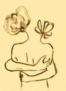 Liebevolle Umarmung von Santhosh ch