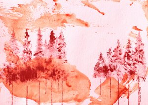 Roter Wald der Gelassenheit von Santhosh ch
