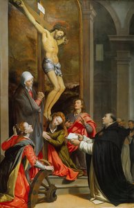 Vision des heiligen Thomas von Aquin, 1593 von Santi di Tito