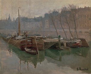 Boote auf der Seine