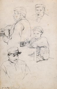 Figurenstudie von Santiago Rusiñol