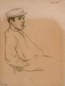 Porträt eines Mannes von Santiago Rusiñol