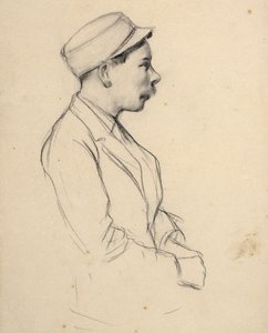 Porträt eines Mannes von Santiago Rusiñol