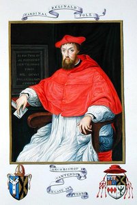 Porträt von Reginald Pole (1500-58), Erzbischof von Canterbury und Legat von Viterbo aus 