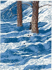 Frühlingsschneefall, 2016 von Sarah Drummond