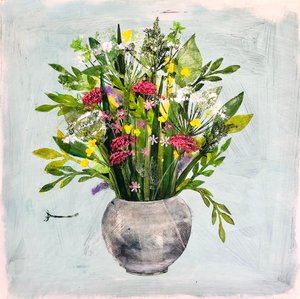 Runde Vase 2 von Sarah Thompson Engels