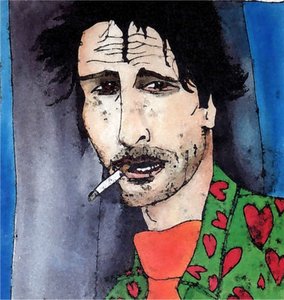 Mann mit Zigarette von Sarah Thompson Engels
