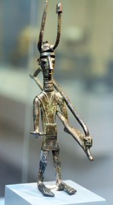Bronzefigur eines Kriegers, ca. 1800-1200 v. Chr.