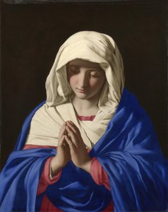 Die Jungfrau im Gebet, 1640er Jahre von Sassoferrato