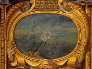 Dreißigjähriger Krieg (1618-1648): Karte der Belagerung von Arras von Sauveur Le Conte