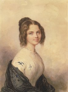 Anne Charlotte Lynch, später Mrs. Vincenzo Botta, ca. 1847 von Savinien Edme Dubourjal