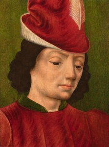 Eine männliche Figur, vielleicht Heiliger Sebastian: Ein Fragment, ca. 1480 von Savoyard School