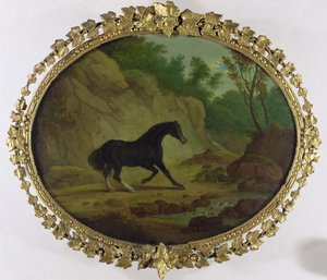 Ein Pferd erschreckt durch eine Schlange von Sawrey Gilpin