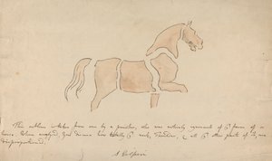Unproportioniertes Pferdezeichnung von Sawrey Gilpin