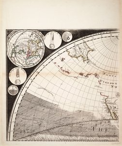 Eine neue und korrekte Weltkarte (Ausschnitt), ca. 1774 von Sayer & Bennett