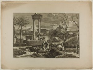 Flucht nach Ägypten von Sébastien Bourdon