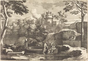 Jesus und die Samariterin von Sébastien Bourdon
