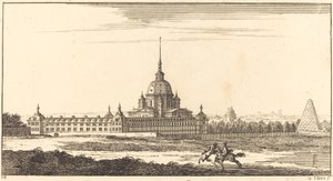 Landschaft mit Kloster von Sébastien  Le Clerc I