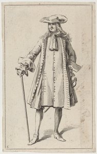Mann mit Schwert von Sébastien Le Clerc the elder