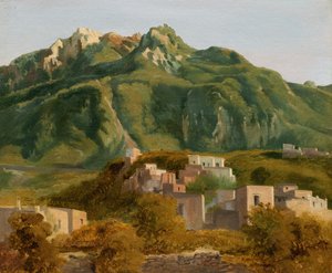 Dorf auf der Insel Ischia, ca. 1826