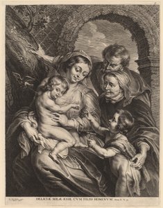 Die Heilige Familie mit dem Stieglitz