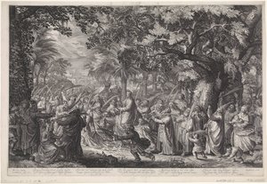 Der Einzug in Jerusalem von Schelte Adamsz. Bolswert
