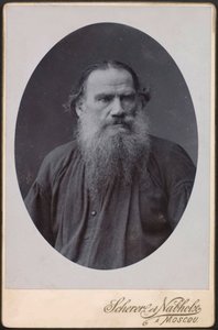 Leo Tolstoi, russischer Autor, 1900 von Scherer Nabholz and Co