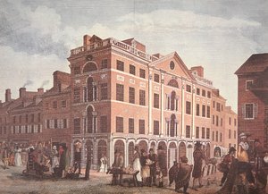 Die Ecke der Third und Market Streets, Philadelphia von School American