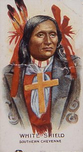 White Shield, vom Stamm der Southern Cheyenne von School American