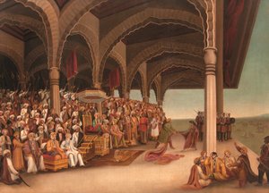 Ohne Titel (Die Entkleidung von Draupadi) von School Bengali