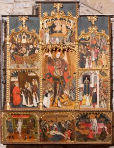 Altarbild von Sant Miquel, Jaume Cirera, Guillem Talarn von School Catalan