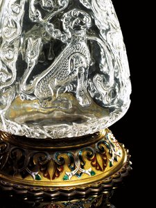 Fatimiden-Kanne, Ägypten, 975-1025, montiert von Jean-Valentin Morel, Sevres