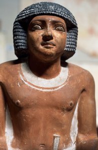 Männliche Figur (Detail) von School Egyptian
