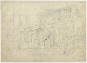 Dudley Castle - das Barbican von School English