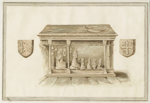 Eccleshall Kirche - Grab von Bischof Bentham von School English