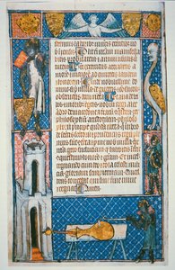 Faksimile des frühesten datierten Bildes einer Waffe, Folio aus 