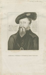 Hill Ridware - Porträt von Admiral Thomas Seymore, Lord Sudley von School English