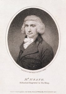 Mr. Heath, Historischer Graveur des Königs, veröffentlicht für die Eigentümer des Monthly Mirror, von T. Bellamy von School English