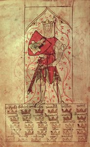 König Arthur und die Dreißig Königreiche, geschrieben während der Herrschaft von Edward II