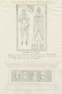 Sandon Church - Grabmal von Sampson Erdeswicke und Elizabeth [Grey]