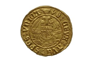 Tudor-Münze aus dem Asthall-Hort