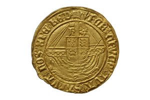 Tudor-Münze aus dem Asthall-Hort von School English