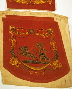 Stuhlkern, Paris (Textil) von School French