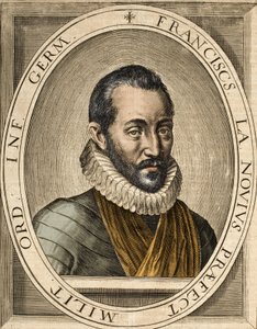 Porträt von François de La Noue (1531-1591), Autor von „Discours politiques et militaires français“ - François de la Noue genannt Bras-de-Fer (Eisenarm) von School French