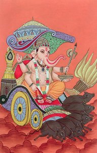 Ganesh, der Elefantengott von School Indian