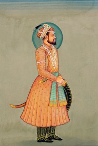 Miniaturmalerei des Mogulkaisers Shah Jahan von School Indian