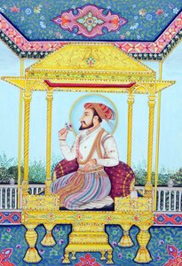 Miniaturmalerei des Mogulkaisers Shah Jahan