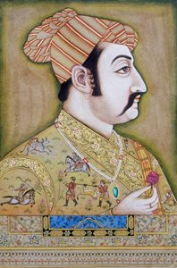 Mogul Miniaturmalerei von Akbar